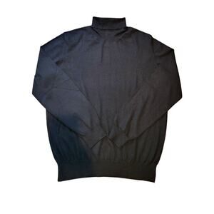 Bergdorf Goodman Cashmere Sweater Turtleneck Men's Sz XXL Black